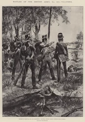 Battles of the British Army, Talavera, Retreat of the 87th and 88th Regiments, Corporal Thomas Kelly distinguishes himself